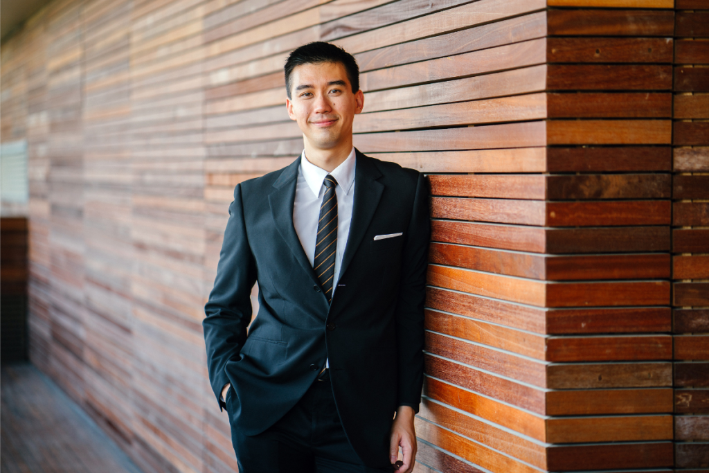 Black coat and pants